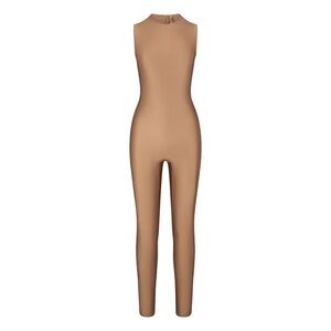 SKIMS Tan Sleeveless Jumpsuit